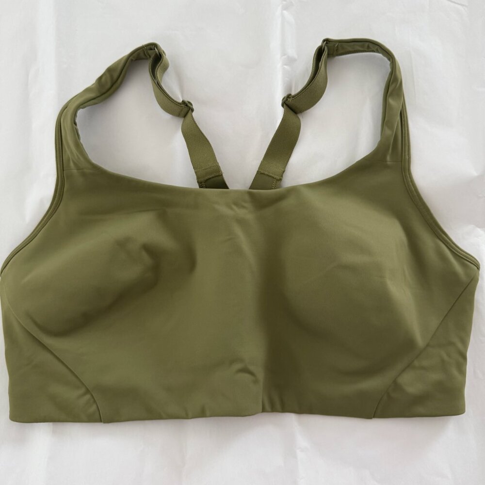 lululemon All Powered Up Bra *Medium Support - Bronze Green 38D